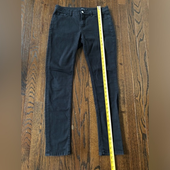 Kate Spade Saturday Women’s 28 Mid-Rise 9” Black Skinny Jeans - VGUC! - Picture 8 of 11